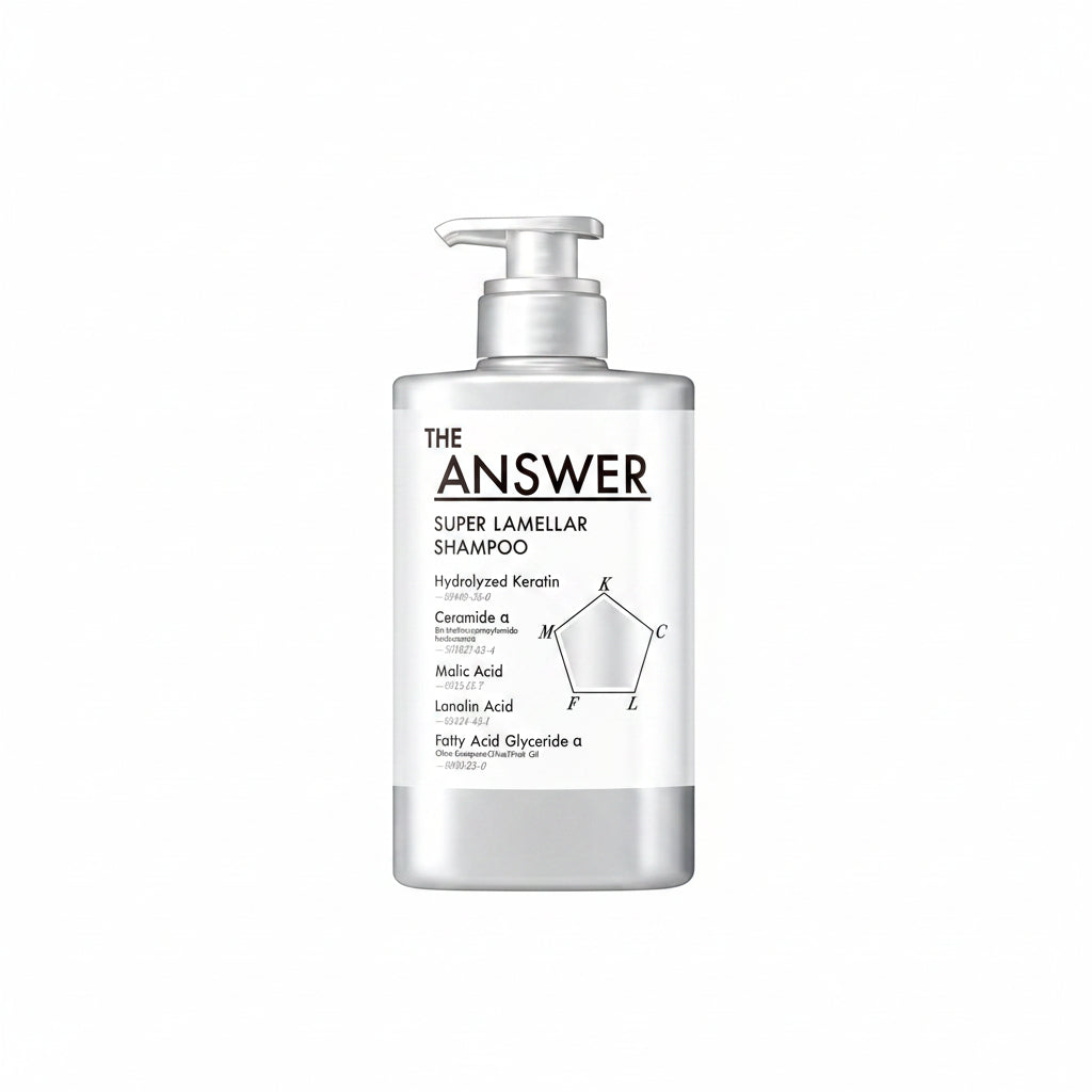 THE ANSWER Super Lamellar Shampoo Pump 400ml – Bergamot & Daphne | Kao
