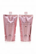 Milbon Jemile Fran Shampoo (H) 400ml + Treatment (Silky Shiny) 400g Refill Set