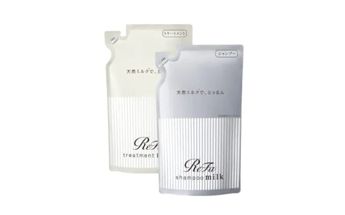 ReFa Milk Protein (Set) (White, Shampoo & Treatment Refill Set)